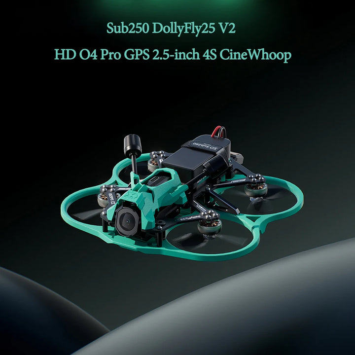 Sub250 DollyFly25 V2 2.5Inches WTFPV FPV Drone Freestyle Quadcopter with PNP/ELRS2.4 Receiver XT30U Connector for DIY