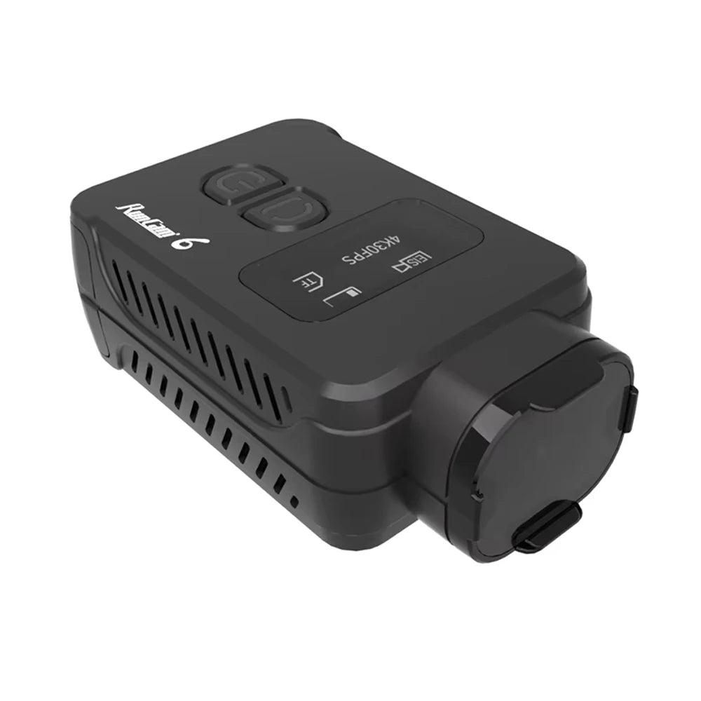 RunCam 6 — 4K 30fps FPV Action Camera, Sony IMX377 12MP, MP4, Micro SD, 19×19×27mm, 160° FOV, for FPV Drones