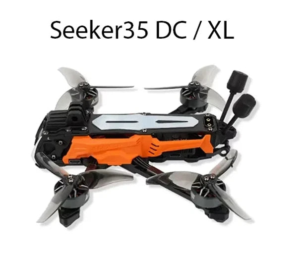 DeepSpace SEEKER 35 3.5" Freestyle FPV Drone — XL or DC Frame, Analog or DJI O4 Pro, ELRS 2.4G or TBS Crossfire