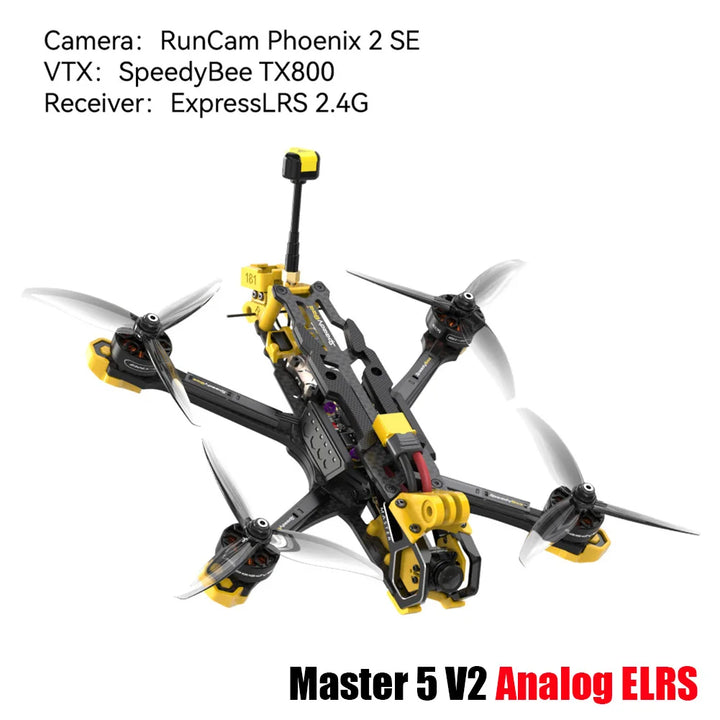 SpeedyBee Master 5 V2 5" FPV Drone - DJI O3 Air Unit F405 V3 2306 1900KV 6S