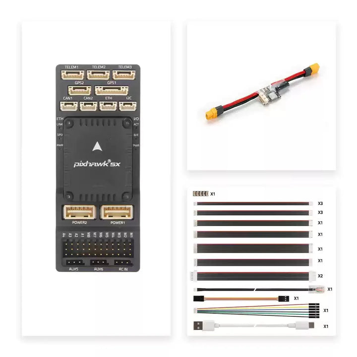 Holybro Pixhawk 5X Flight Controller — STM32F765, FMU v5X, PX4 & ArduPilot, Standard & Mini Baseboard, M9N/M10 GPS Bundles