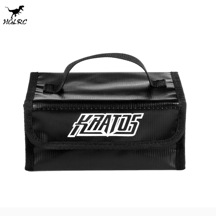 120x180x80mm HGLRC KRATOS Fireproof Explosionproof Battery Safe Bag Lipo Charging HandBag for RC Model Airplane FPV Racing Drone