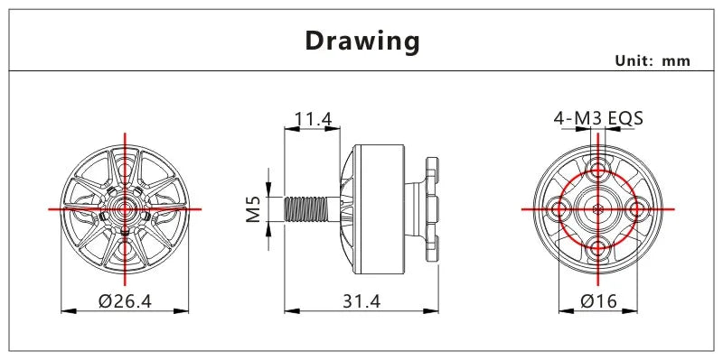 VCI 2207 YUKI SAVAGE EDITION 2120KV 2160KV Purple 6S Brushless RC Multicopter Freestyle FPV Racing Motor for Drones DIY Parts