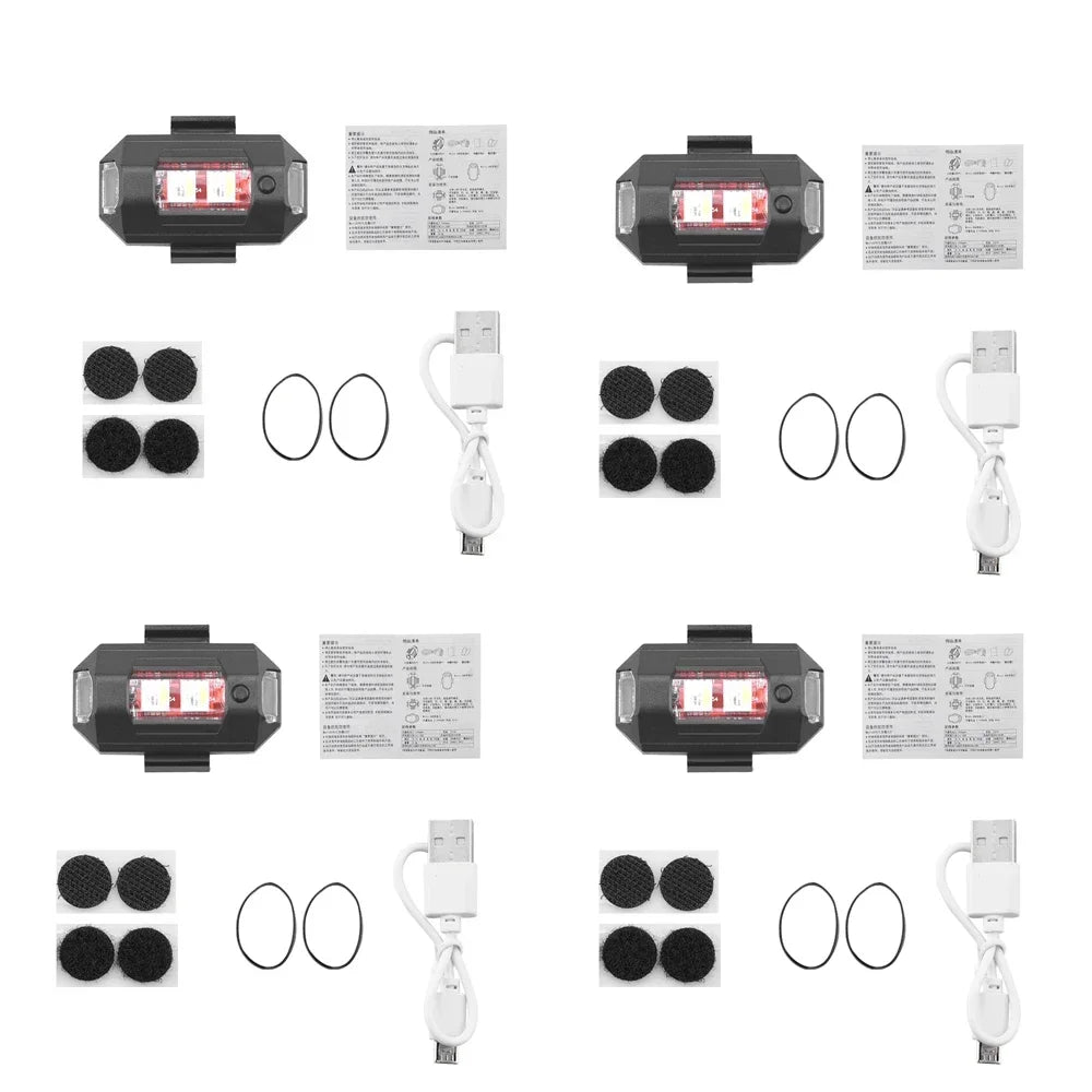 Mini Drone Strobe Light - 6-Color Anti-Collision LED for DJI NEO/Mini 4 Pro/Mavic 3