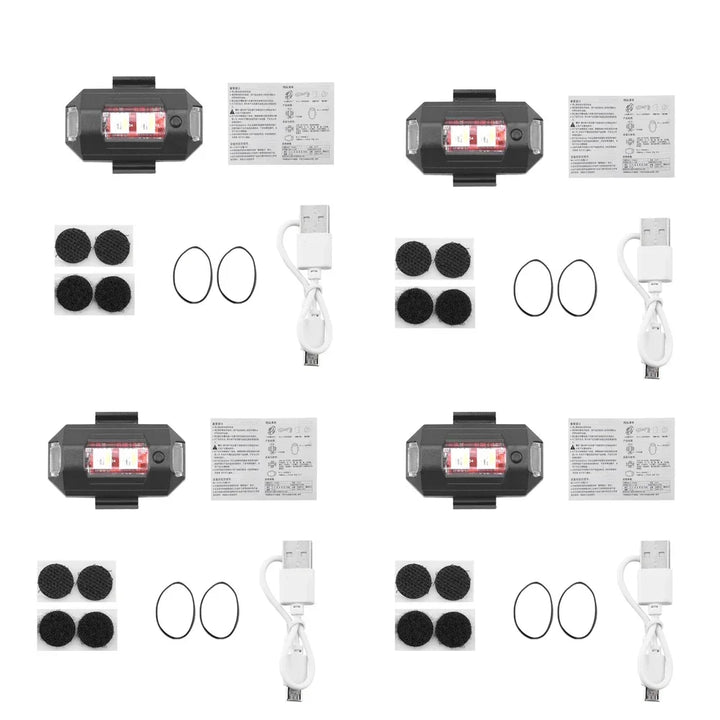 Mini Drone Strobe Light - 6-Color Anti-Collision LED for DJI NEO/Mini 4 Pro/Mavic 3