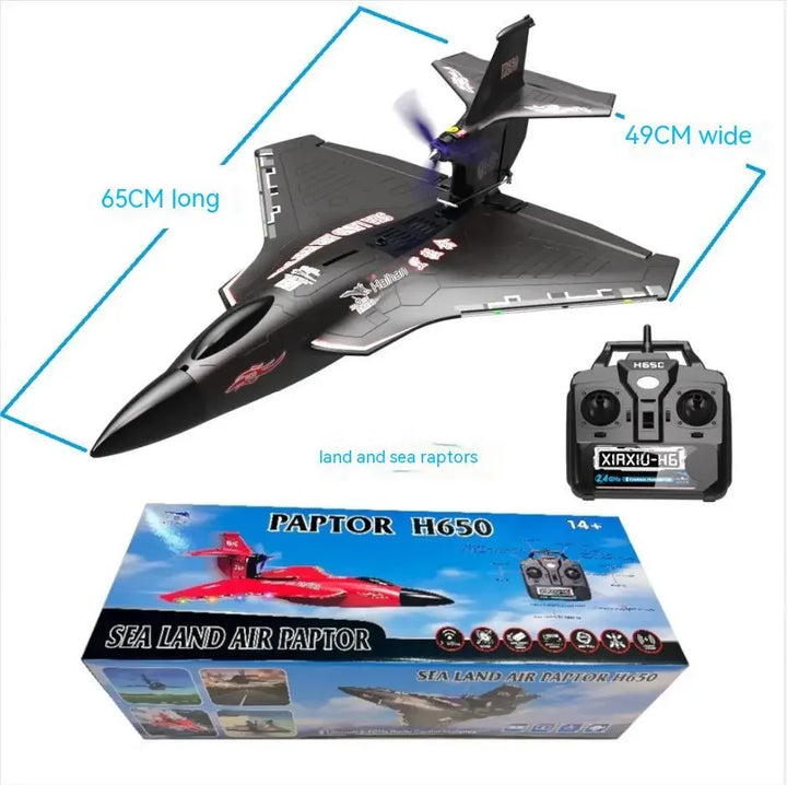 H650 RC Planes 6CH Brushless Motor Remote Control Airplanes 650mm Fixed Wing Plane Outdoor Toys Drone Toys for Boys for Adults