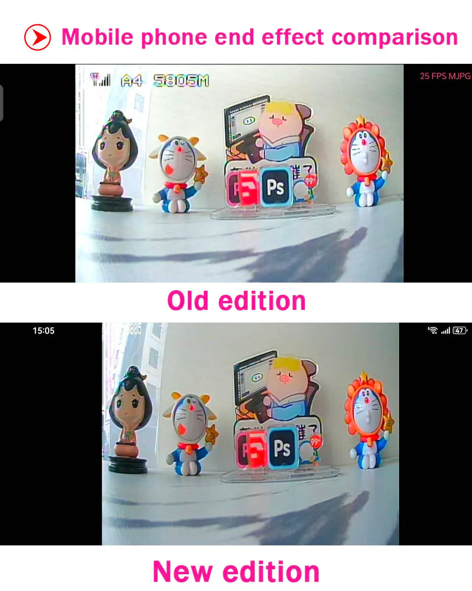 mini 5.8G FPV 48CH 25mW transmitter VTX-CAM with 600TVL camera and Skydroid OTG UVC Receiver for Android Mobile Phone Tablet