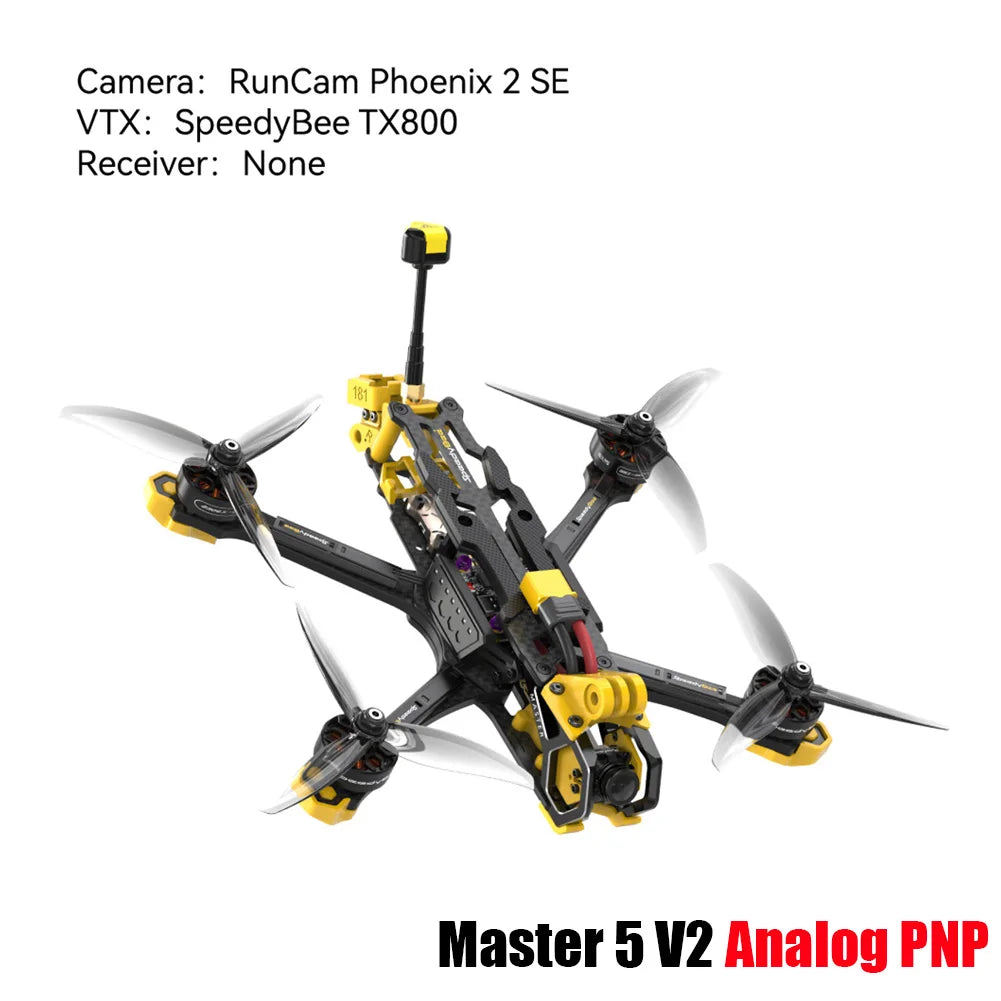 SpeedyBee Master 5 V2 5" FPV Drone - DJI O3 Air Unit F405 V3 2306 1900KV 6S