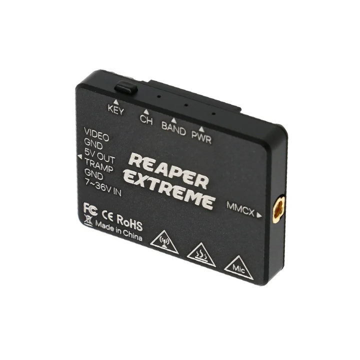 Foxeer Reaper Extreme 2.5W FPV VTX — 5.8GHz, 40CH, Pit/25/200/500mW/1.5W/2.5W, 7–36V, 20×20mm