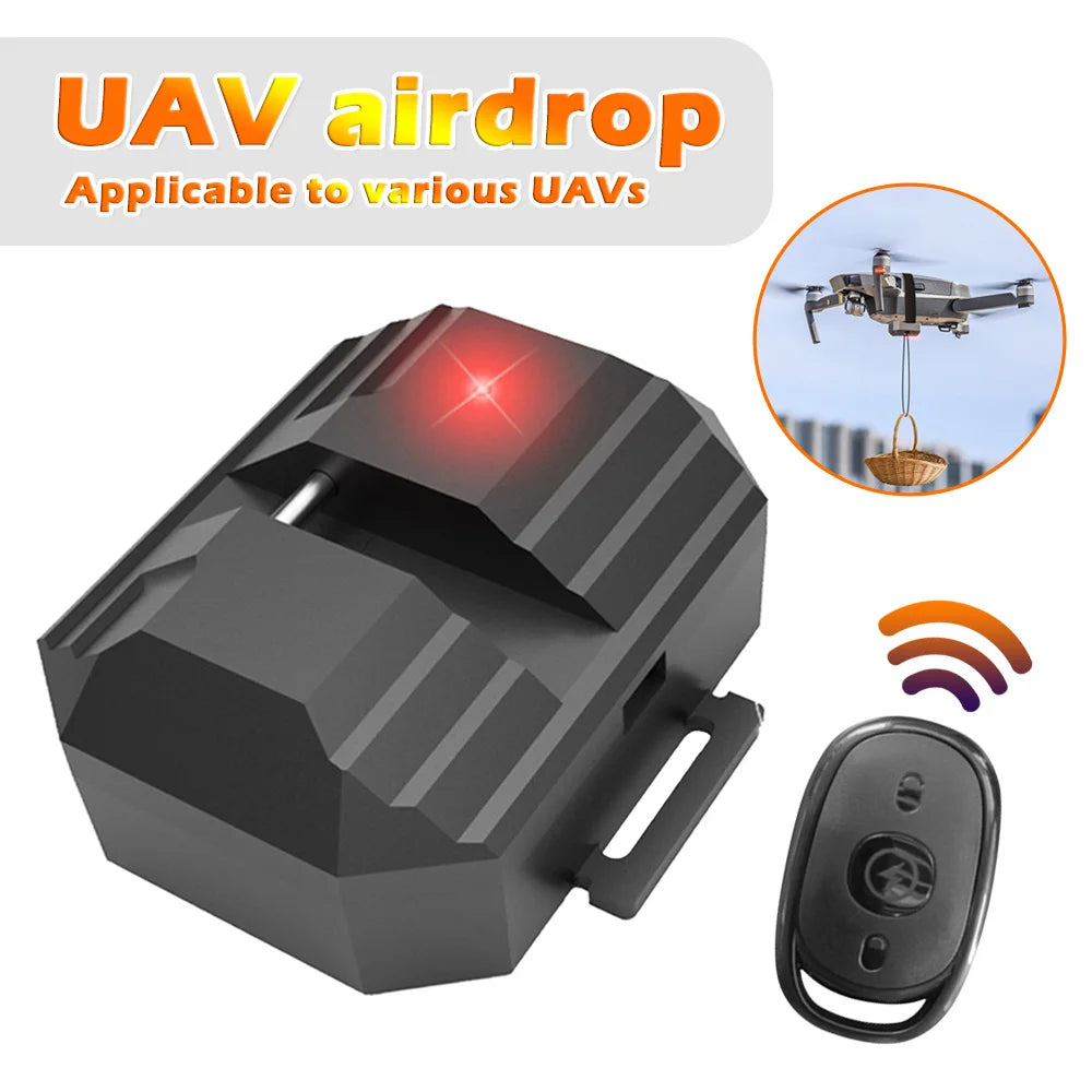 Universal Drone Airdrop Thrower System 2.4 Remote Control General Payload Delivery Thrower Air Dropper Device Drone Accessories