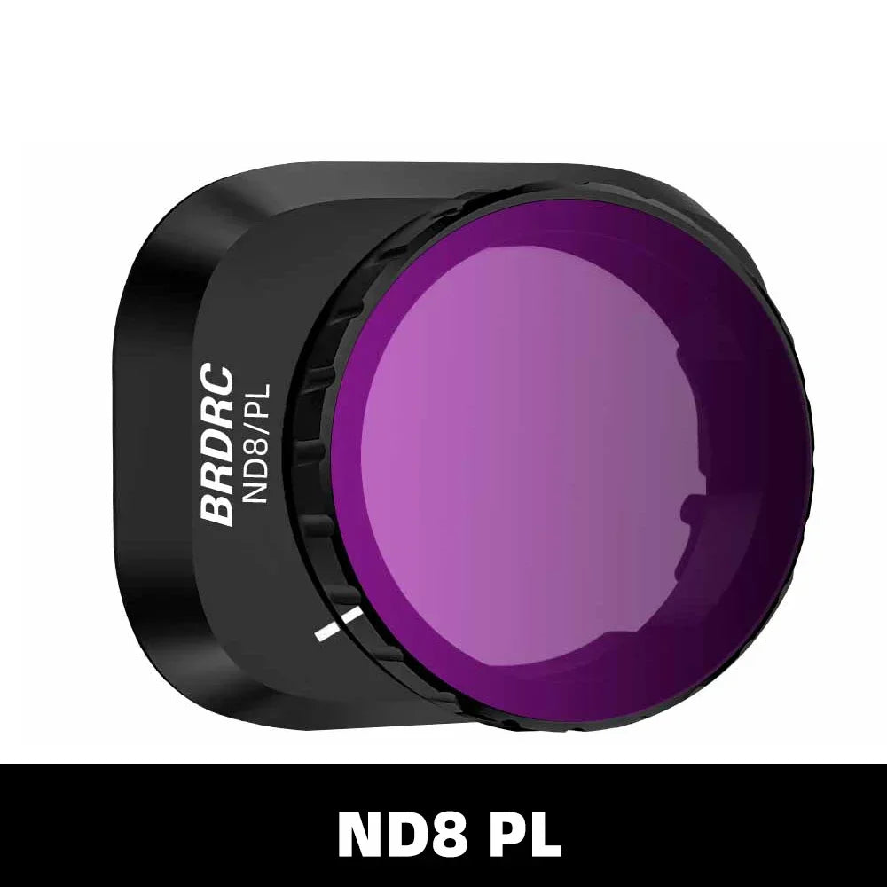 BRDRC Lens Filters for DJI Mini 4 Pro - UV CPL ND8/16/32/64 ND-PL Set