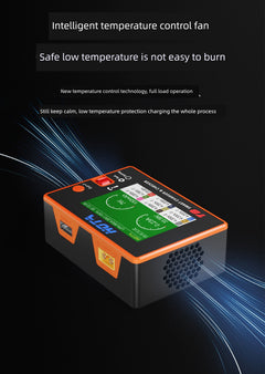 HOTA T8 Smart Balance Charger — 8S LiPo/LiHV/LiFe, 650W, 22A, Magnetic Port, Bilingual Display