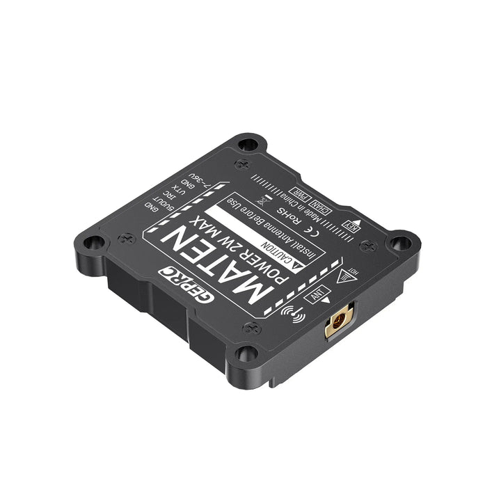 GEPRC MATEN 1.2G 2W VTX 25mW/400mW/800mW/2000mW/Pit mode Switchable Video Transmitter 1080MHz-1360MHz For Long Range RC Drone