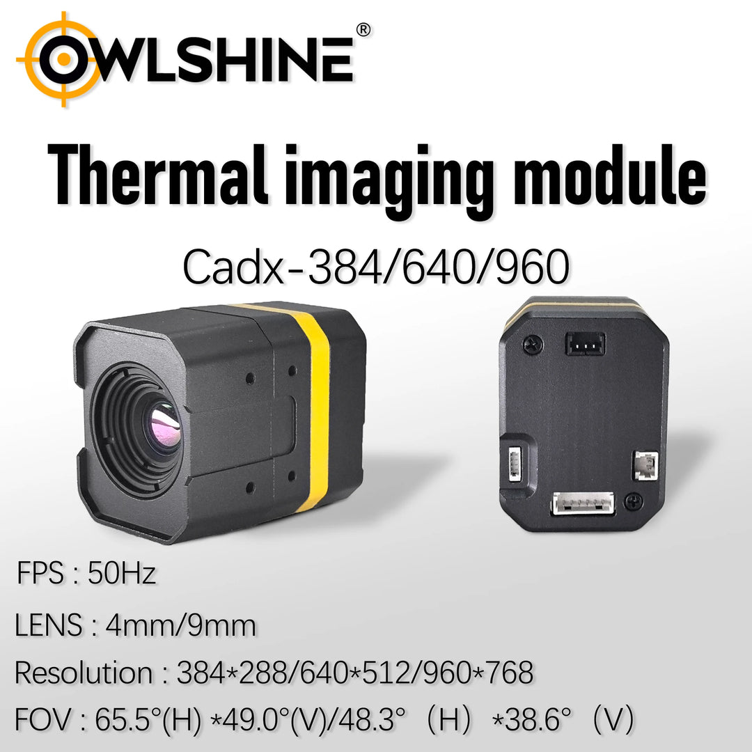 OWLSHINE CADX640PLA+ Thermal Imaging Module — 640×512, 9.1mm, 50FPS, UVC, -20° to 400°C