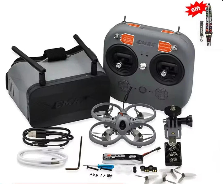 EMAX Tinyhawk Lite 75mm Micro Whoop FPV Drone ELRS 2.4G BNF / RTF with Goggles