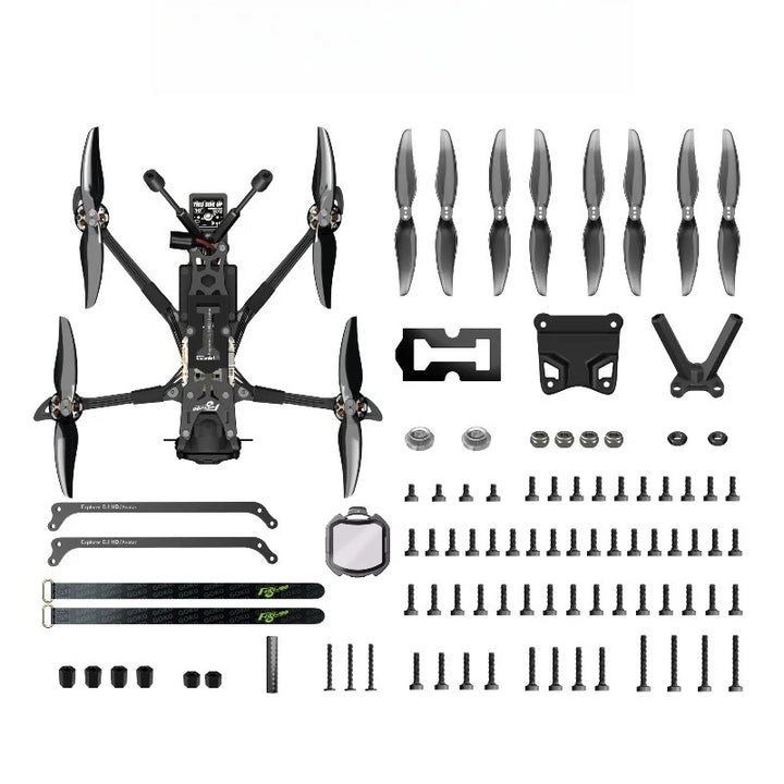 Flywoo Explorer LR4 Long Range FPV Drone - DJI O4 Pro 4K/120fps - 4 Inch Lightweight Quad