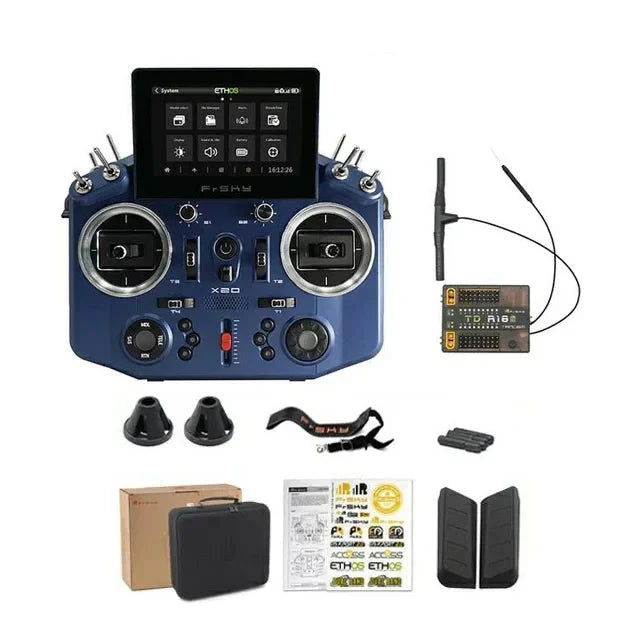 FrSky Tandem X20 / X20S RC Transmitter — Dual-Band 900M/2.4G, ETHOS, Hall Gimbals, 16/32CH, 50-100km TD Mode