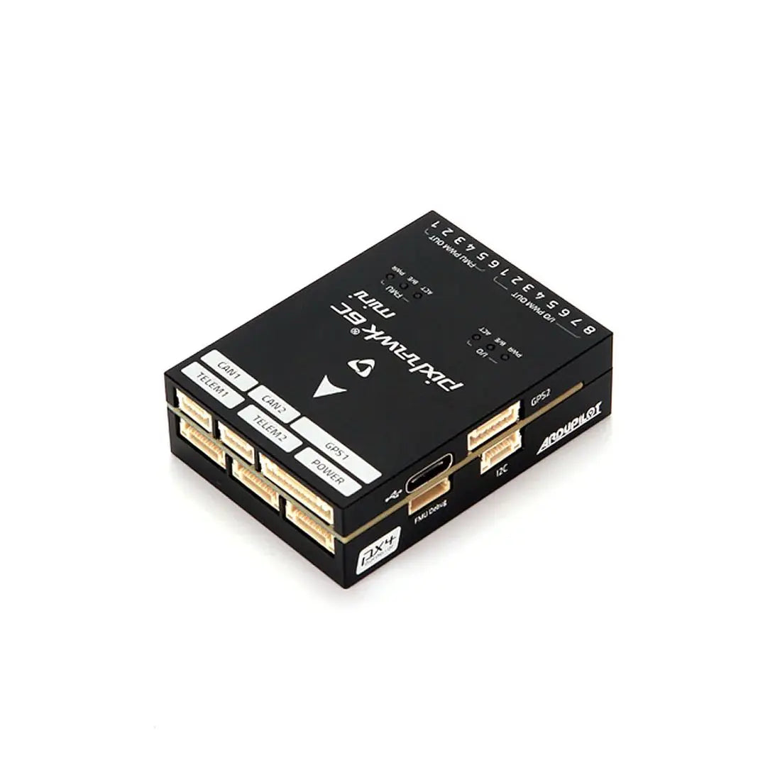 Holybro Pixhawk 6C Mini Flight Controller — Compact FMU v6C, PX4 & ArduPilot, Optional PM02/PM06 Power Module & M9N/M10 GPS