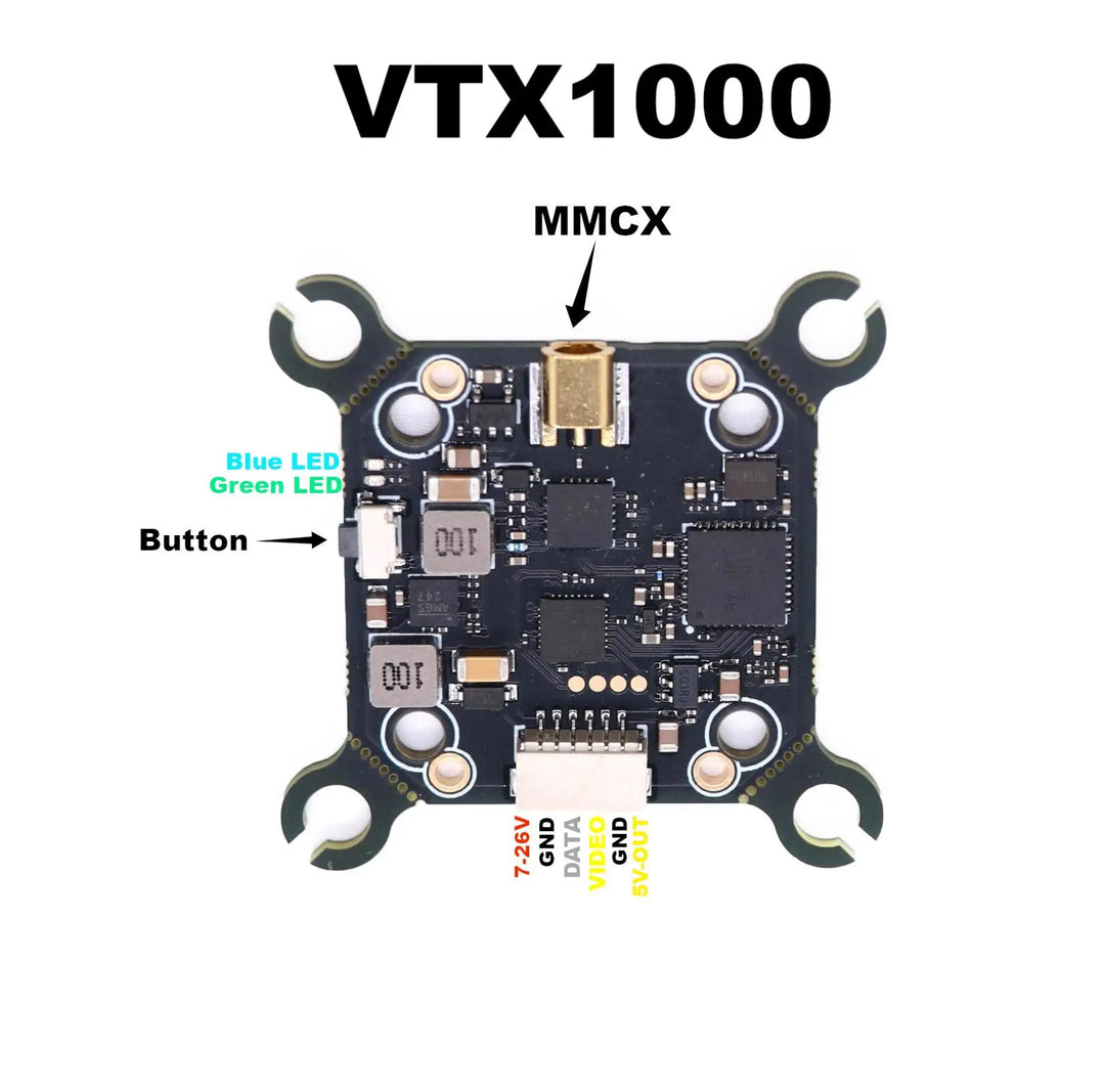 B-CUBE 5.8G VTX 800/1000/1600/2500mW 48CH Video Transmitter - Long Range FPV