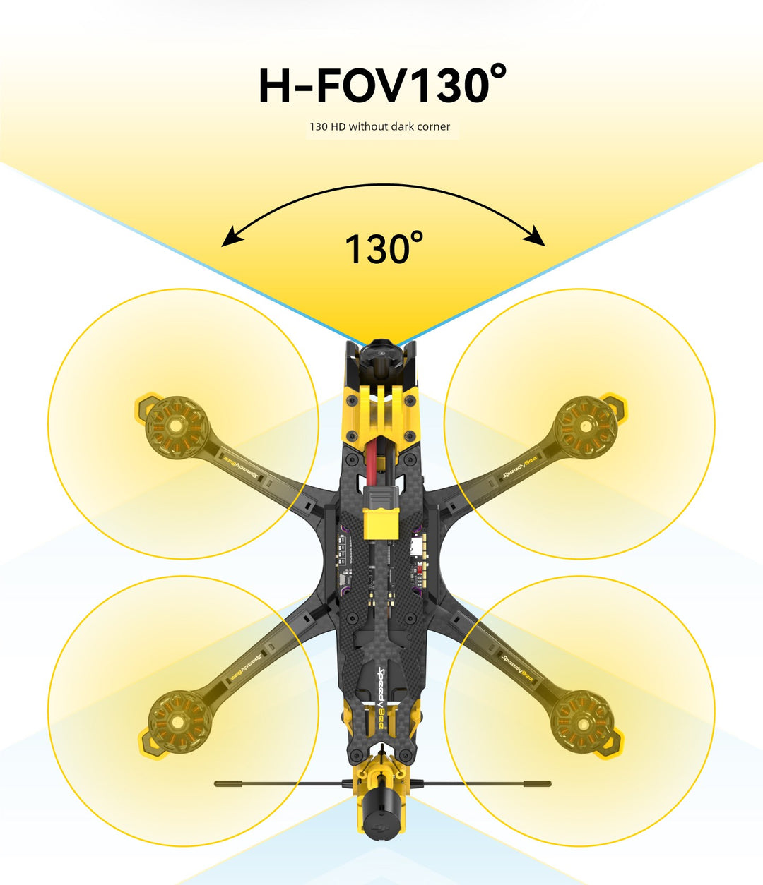 Speedybee Master5 V2 Crossing Machine DJI O3 Digital Unofficial Simulation Picture Transmission 5-Inch FPV Flower Fly