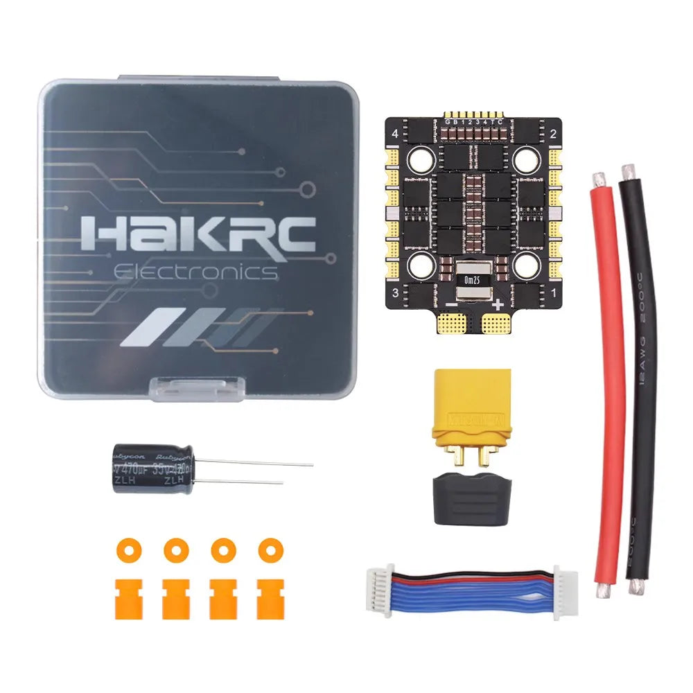HAKRC F722 Mini V2 Flight Controller Stack with ESC 20x20mm
