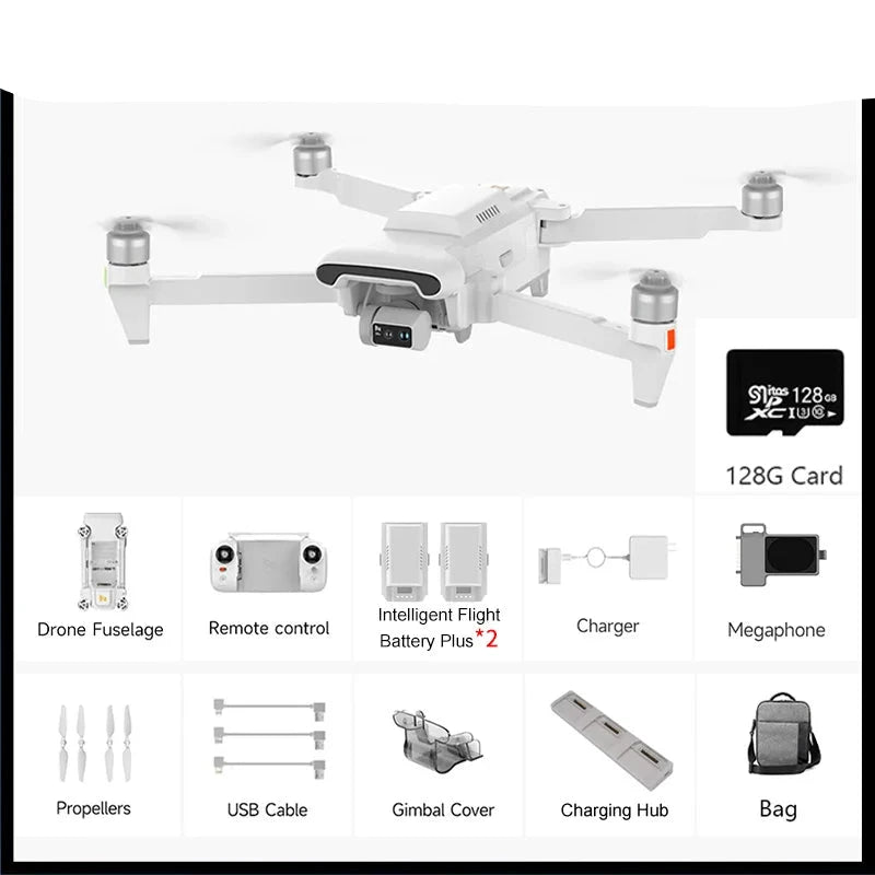 FIMI X8 Tele Max Camera Drone — Dual Sony, 30x Hybrid Zoom, 4K/60fps HDR, 48MP DNG, 20km RokLink 5.0, 47-Min Flight, GPS, FAA/EASA Remote ID