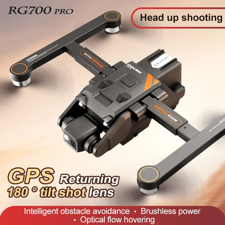 RG700 Pro RC Drone Aerial Photography Dual Camera GPS Aircraft Four-Axis Drone Obstacle Avoidance Quadcopter Dron Gift For Adult