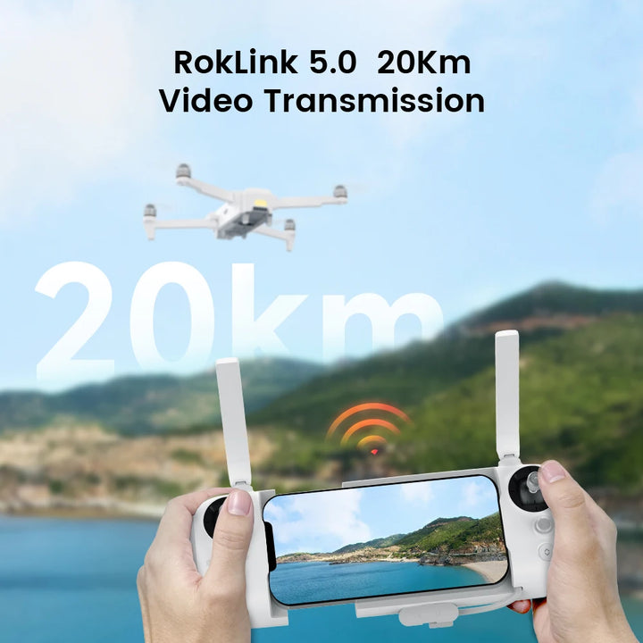 FIMI X8 Tele Max Camera Drone — Dual Sony, 30x Zoom, 4K/60fps, 20km, 47min, GPS