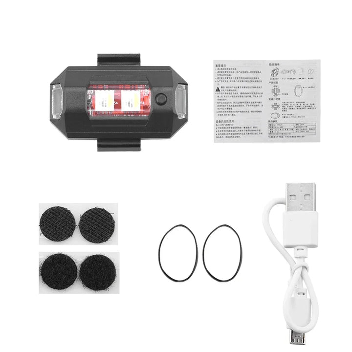 Mini Drone Strobe Light - 6-Color Anti-Collision LED for DJI NEO/Mini 4 Pro/Mavic 3