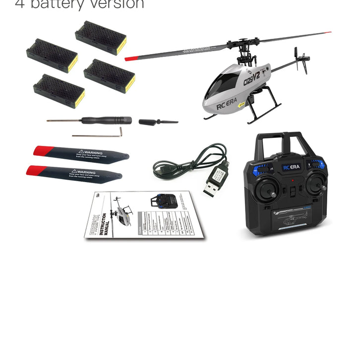 C129 V2 Rc 2.4g  Helicopter 4 Channel  Helicopter Charging Toy Drone Model Uav Outdoor Aircraft Rc Dronetoy Boys' Toy