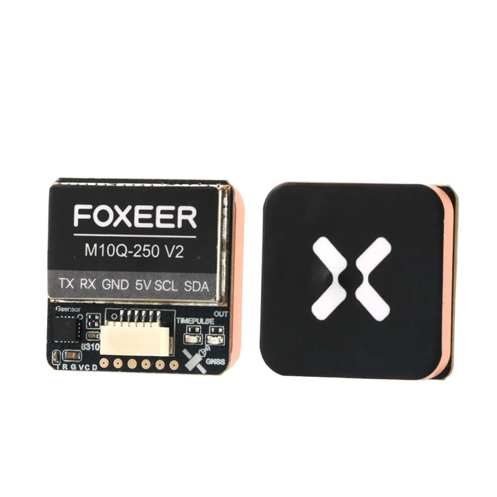 Foxeer M10Q 250 V2 GPS Module — IST8310 Compass, 72CH, Multi-Constellation, Dual Protocol, 5V
