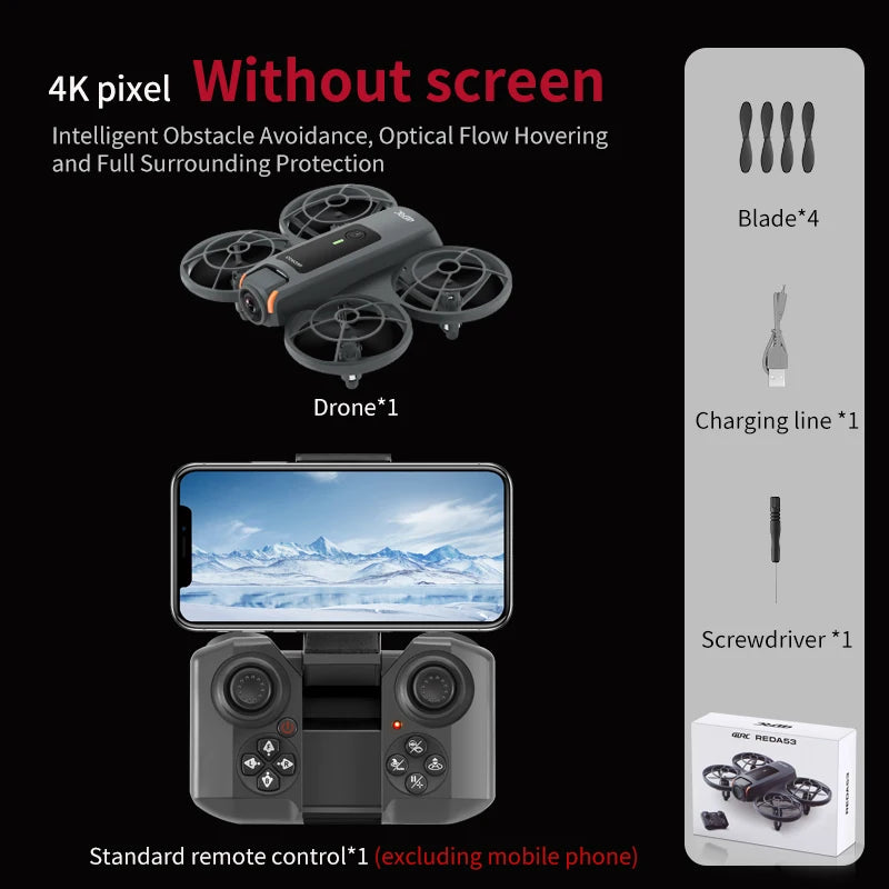 V53 GPS Drone - 8K HD 180° Dual Camera with 5G WiFi & Brushless Motor
