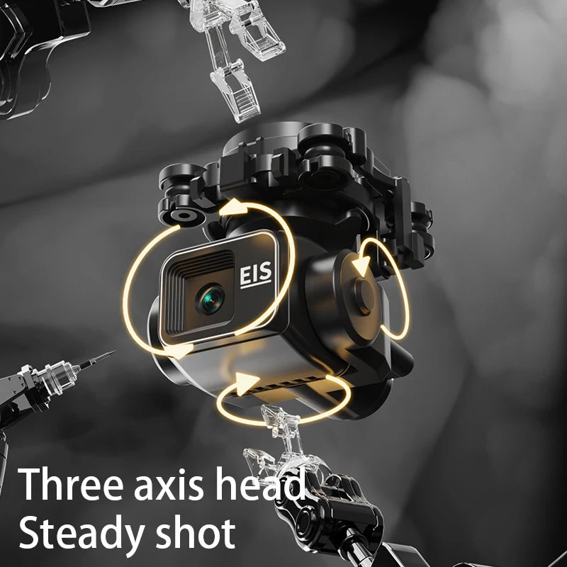 High Quality M108 PLUS GPS Drone 5KM 8K Professional HD Dual Camera 3-Axis Gimbal 360 Oas Touch Screen Brushless Drone