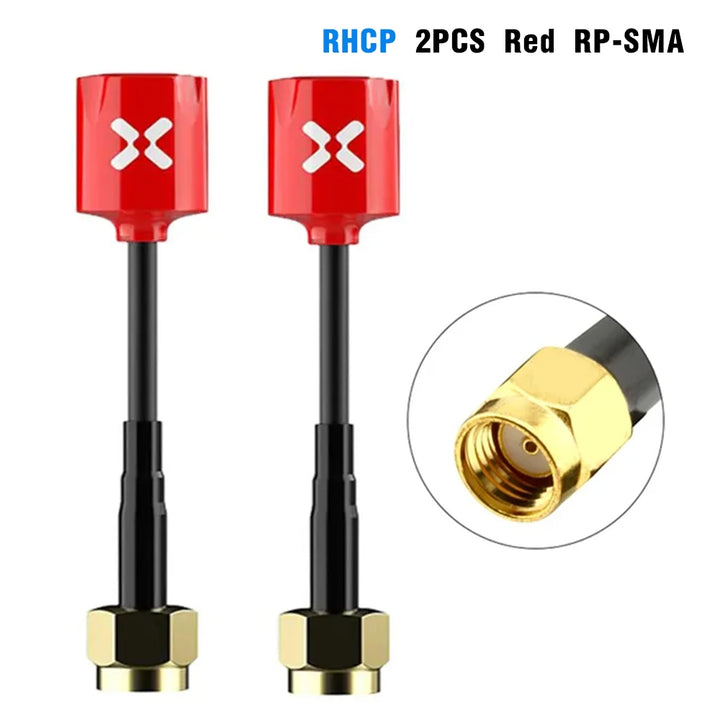 Foxeer Micro Lollipop 5.8GHz FPV Antenna 2.5dBi — RHCP/LHCP, UFL/SMA/RP-SMA, 1PC or 2PC