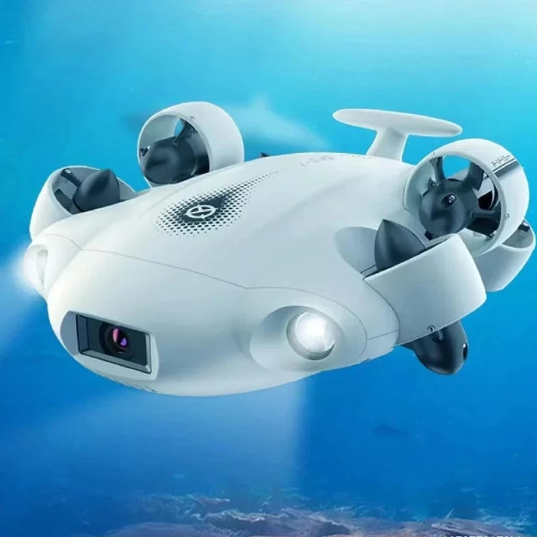 QYSEA FIFISH V-EVO Underwater ROV — 4K/60fps, 166° FOV, 360° Omnidirectional, AI Vision Lock, 5000 Lumen LEDs, 100m Cable