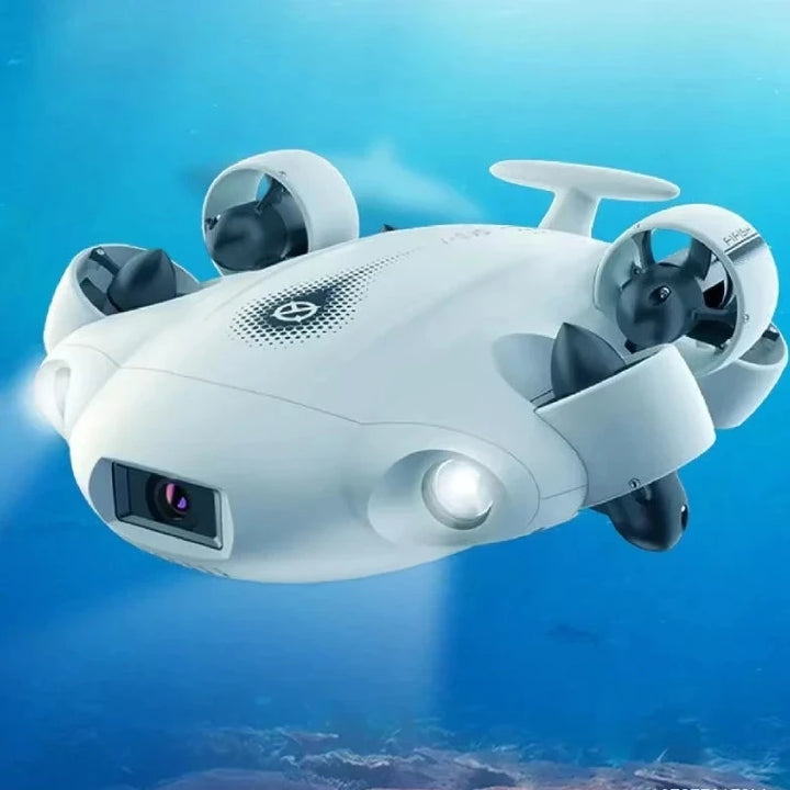 QYSEA FIFISH V-EVO Underwater ROV — 4K/60fps, 166° FOV, 360° Omnidirectional, AI Vision Lock, 5000 Lumen LEDs, 100m Cable