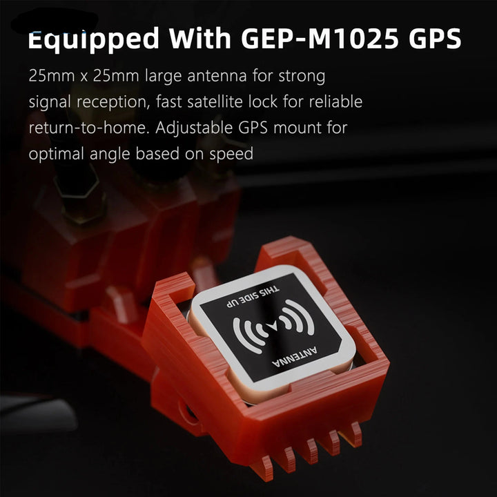 GEPRC MOZ7 V2 FPV Drone — DJI O4 Pro, STM32H743, 2809-1450KV, 25min, 15KM, GPS, ELRS/TBS, 7-Inch Long Range