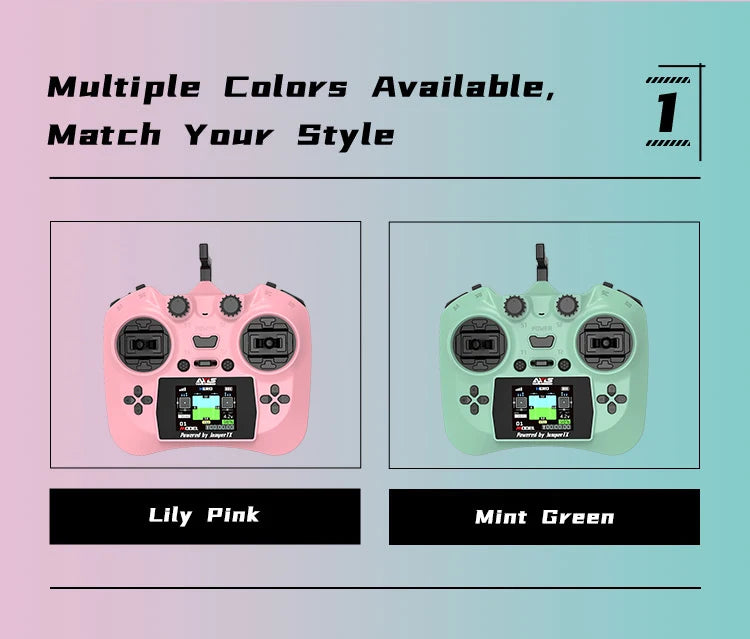 Axisflying ELRS 2.4G Radio Transmitter - 12CH 100mW Hall Sensor Gimbals with HD Color Screen