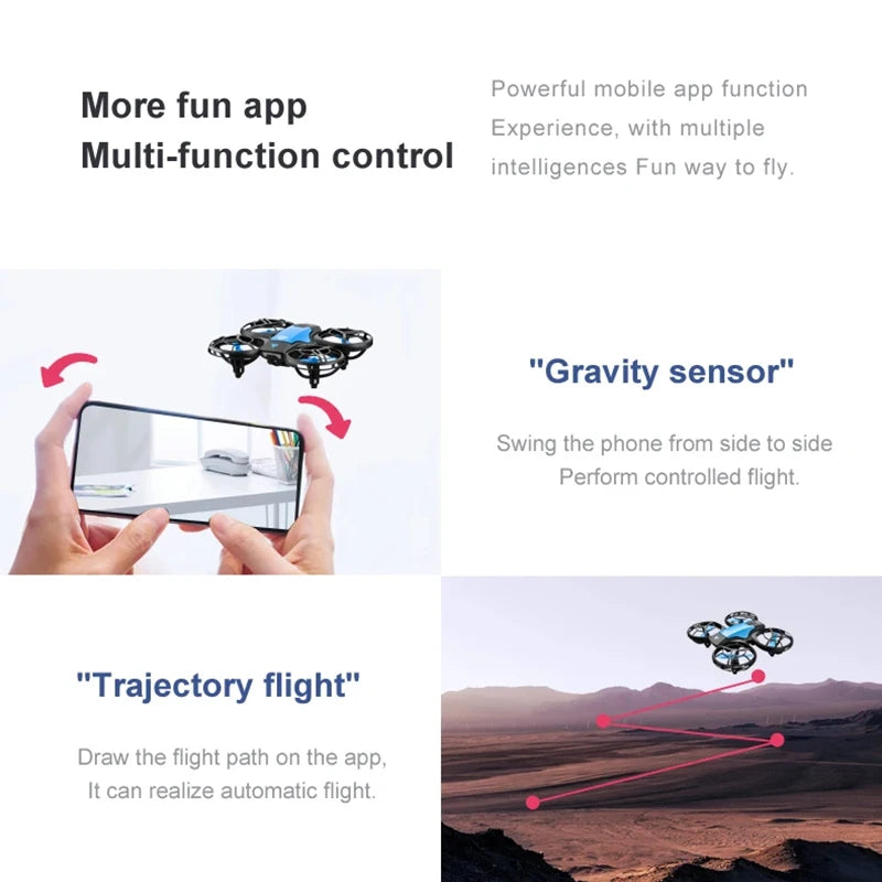 Xiaomi NEW Mini Profession Drone With 4k HD Wide Angle Camera Wifi Rc Height Keep Drone Fpv Foldable Drones Kids Toys 4DRC