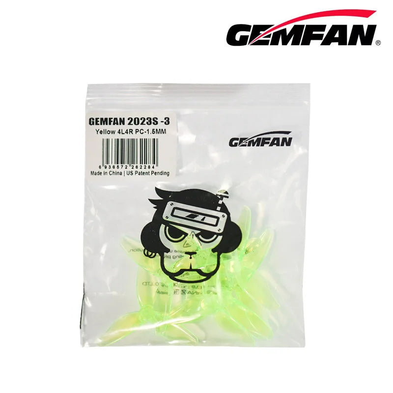 Gemfan 2023S 2 Inch FPV Propellers 3-Blade (4 Pairs) | Micro Drone Props