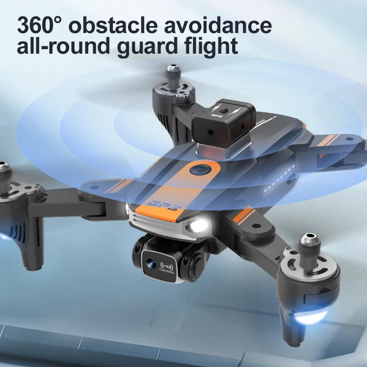 S9 GPS RC Drone with 8K HD Dual Camera with Obstacle Avoidance Helicopter Profesional Brushless Remote Control Drone Plane Toys