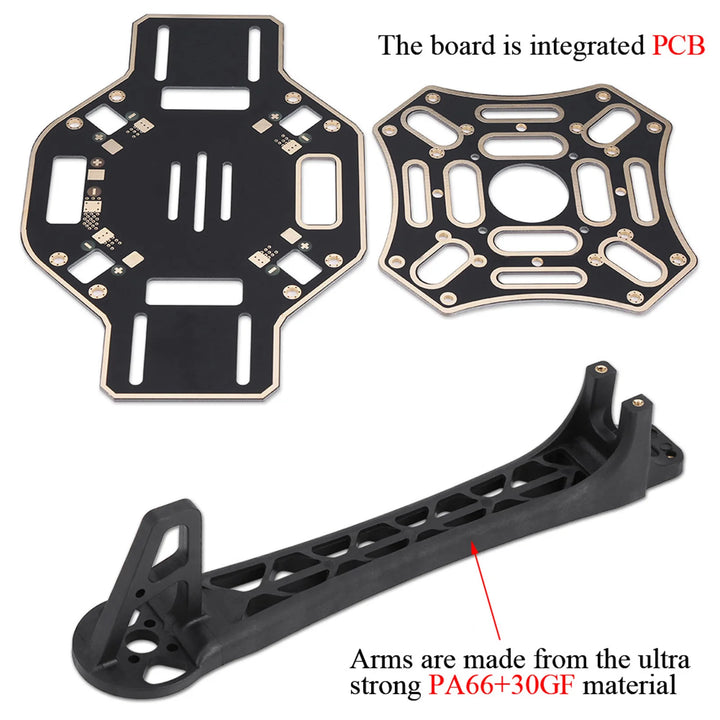 Aircraft Frame FPV Frame Quadcopter Frame Quadcopter FPV Aircraft Drone Frame Kit RC Accessory Integrated PCB Board for DJI F450