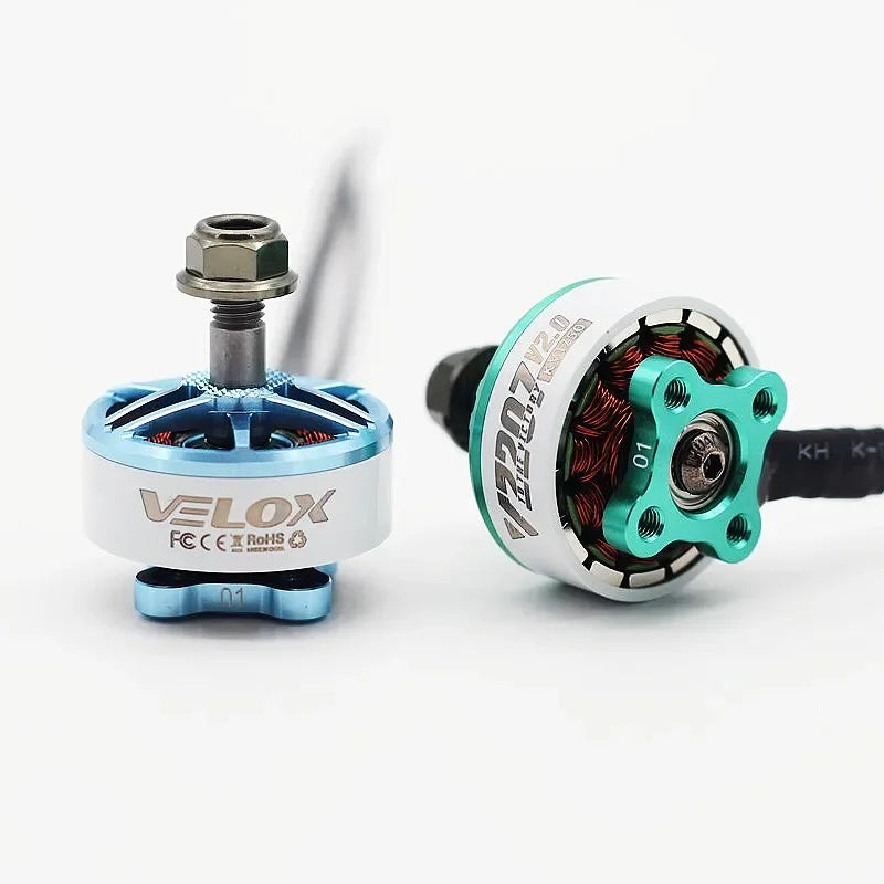 T-Motor Velox V2207 V2 2207 1750KV 1950KV 5-6S / 2550KV 4S Brushless Motor for FPV Racing Drone Quadcopter Freestyle RC Parts