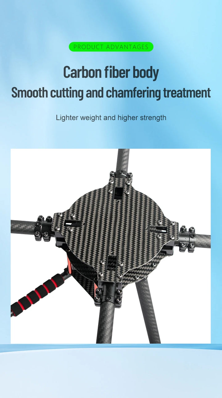 X400 X450 X500 X550 Carbon Fiber Quadcopter Frame Kit, 4-Axis FPV Training Drone for 8-13 Inch Propeller