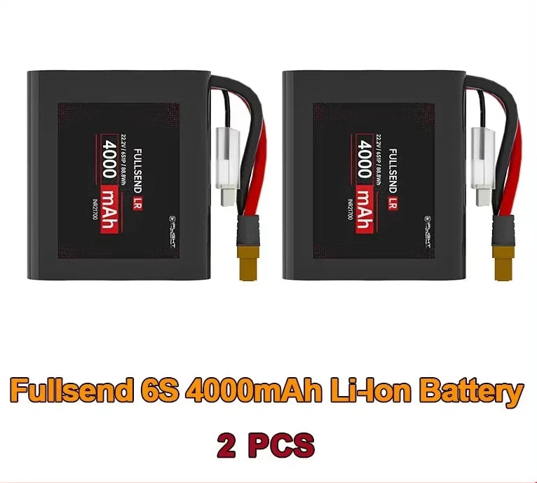 iFlight Fullsend LR 6S 4000mAh Low Multiplier Range Long Range Li-Ion Battery for Chimera7 Pro V2 Chimera9 ECO F6 BOB57