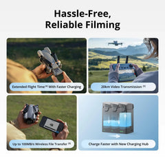 DJI Mini 5 Pro Camera Drone — 1/1.3-Inch CMOS, 4K/60fps HDR, 225° Gimbal, ActiveTrack 360°, 20KM, 249.9g