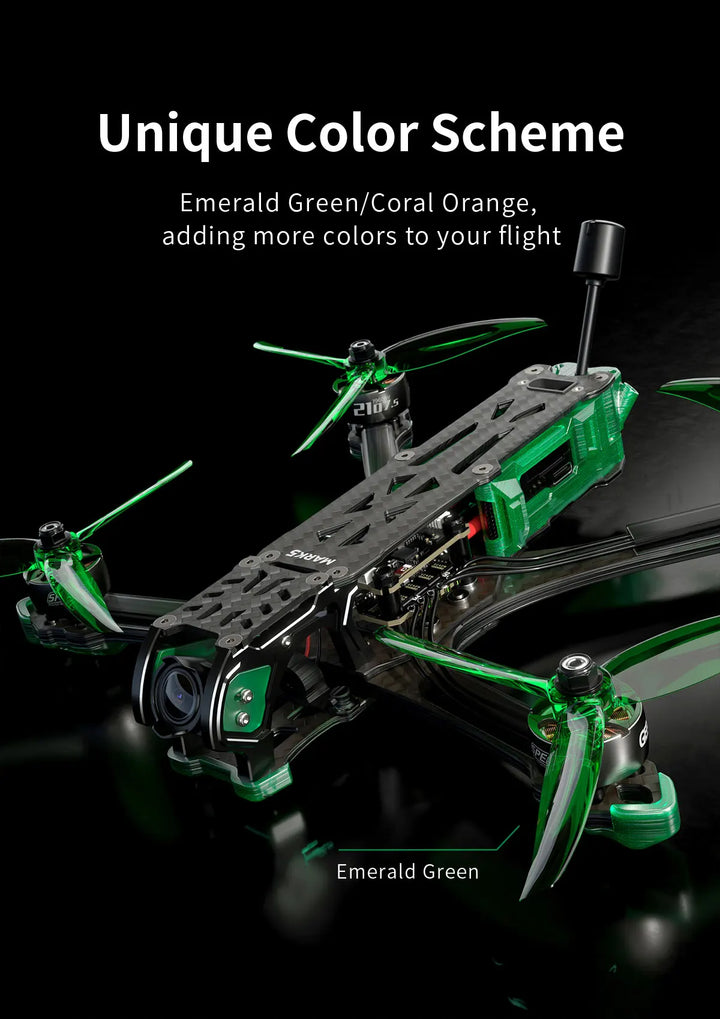 GEPRC MARK5 C HD O3 Freestyle FPV Drone VTX O3 Air Unit System RC FPV Camber Bracket Built Bluetooth Quadcopter Freestyle