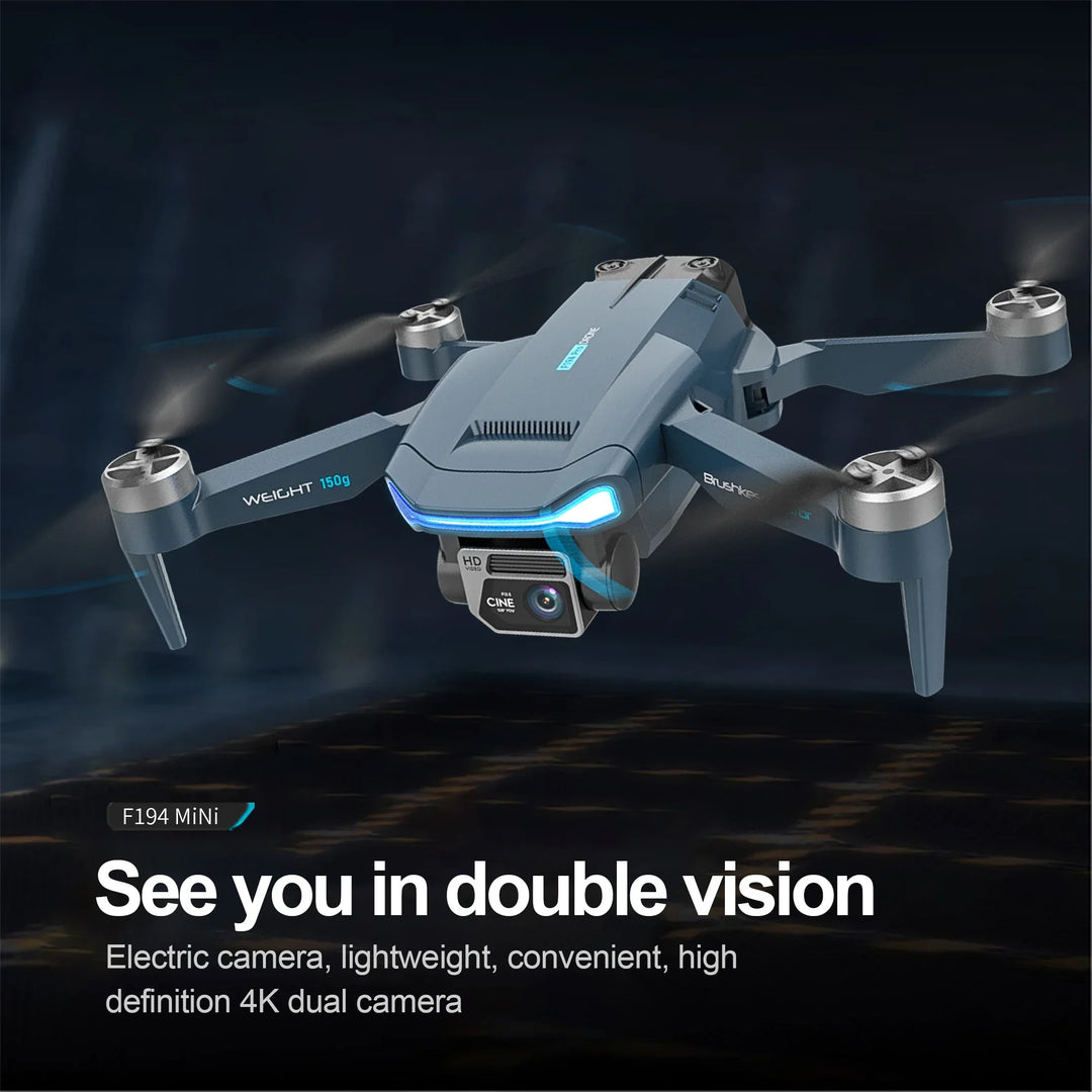 Drone Professional 4K HD Camera Foldable Quadcopter Aerial GPS RC Helicopter FPV WIFI Obstacle Avoidance Toys