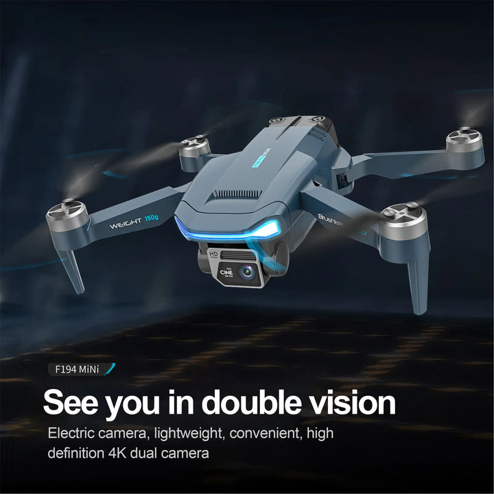 Drone Professional 4K HD Camera Foldable Quadcopter Aerial GPS RC Helicopter FPV WIFI Obstacle Avoidance Toys