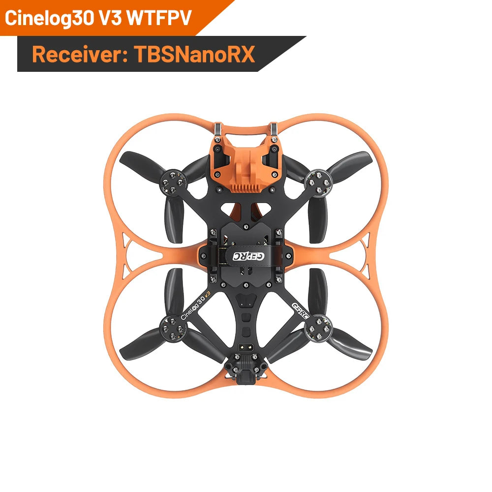 GEPRC Cinelog30 V3 RC Freestyle Drone O4 Pro Air Unit /WTFPV SPEEDX2 1404 3850KV TAKER F722 45A 32Bit AIO 16MB FPV Quadcopter
